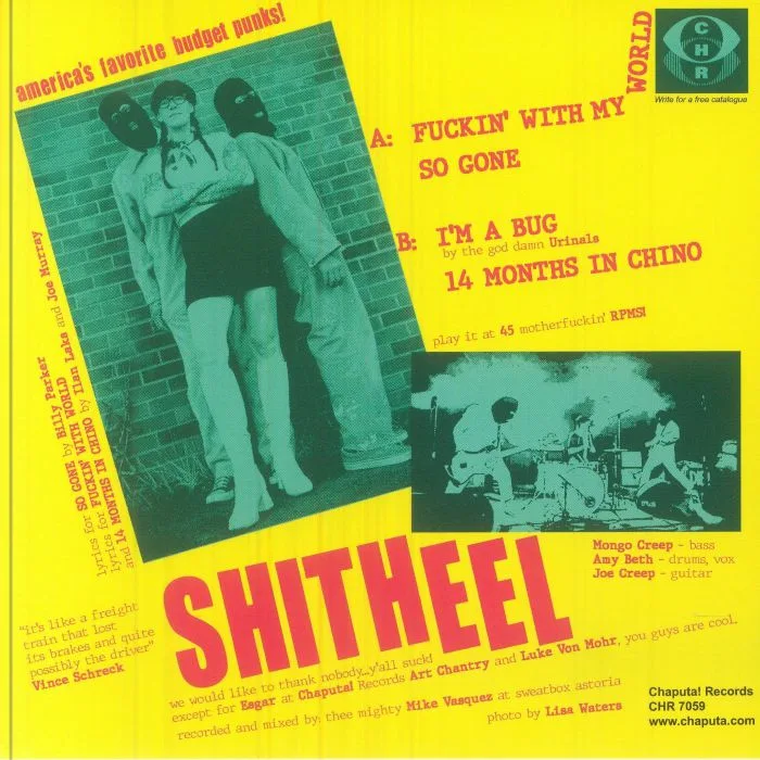 Back cover — Amy BETH & THEE CREEPS — Shitheel