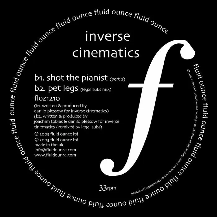 Back cover — INVERSE CINEMATICS — Shoot The Pianist
