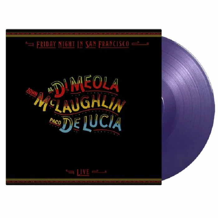 Front cover — AL DI MEOLA / JOHN McLAUGHLIN / PACO DE LUCIA — Friday Night In San Francisco