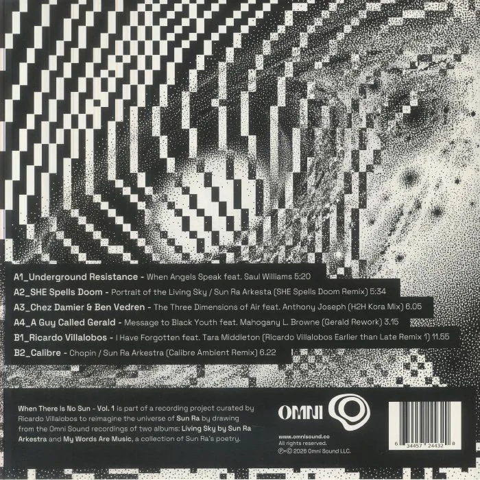 Обратная сторона обложки — VARIOUS — When There Is No Sun Vol 1