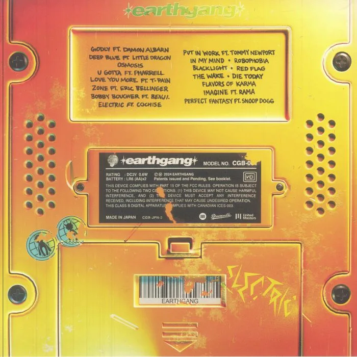 Back cover — EARTHGANG — Perfect Fantasy