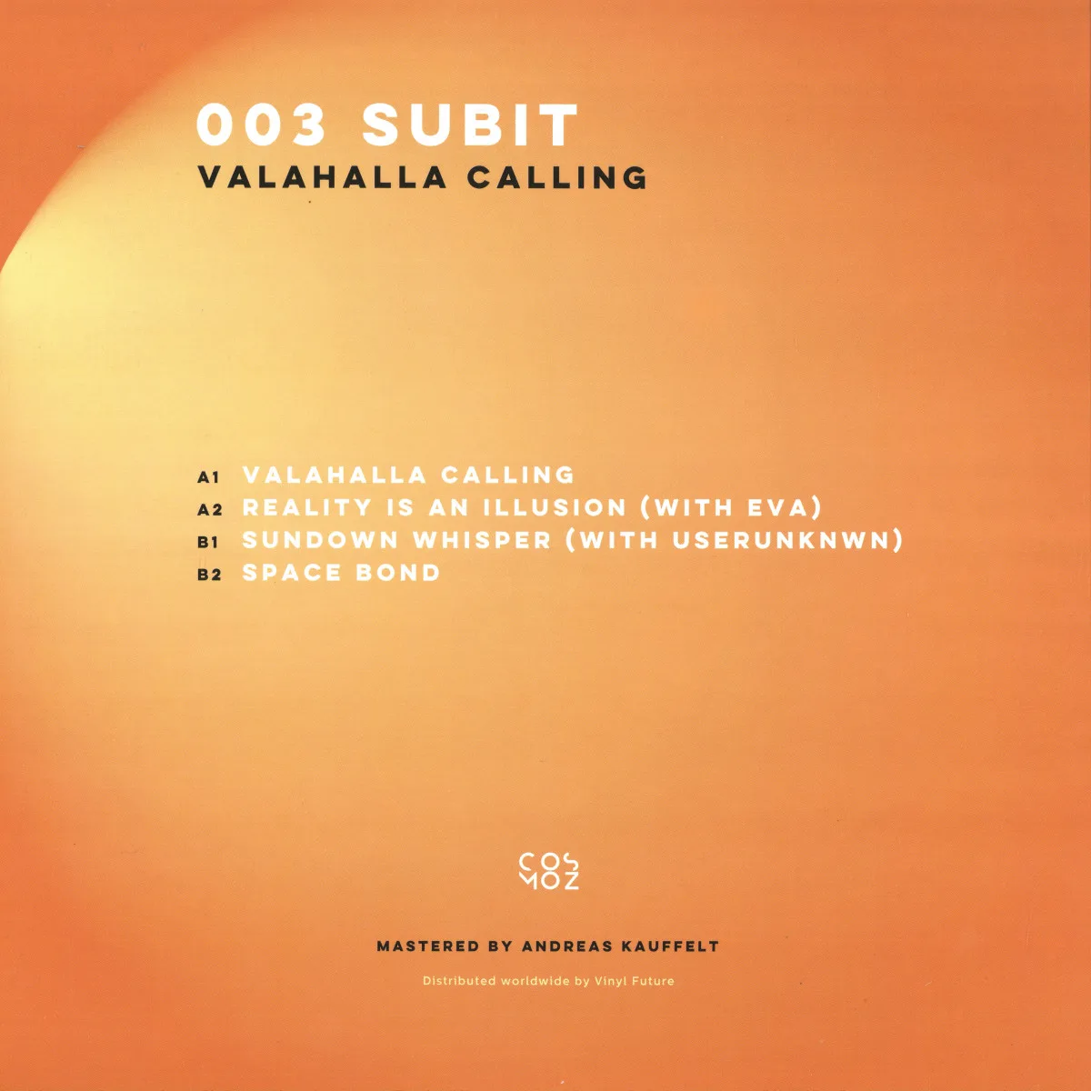 Обратная сторона обложки — Subit — Valahalla Calling