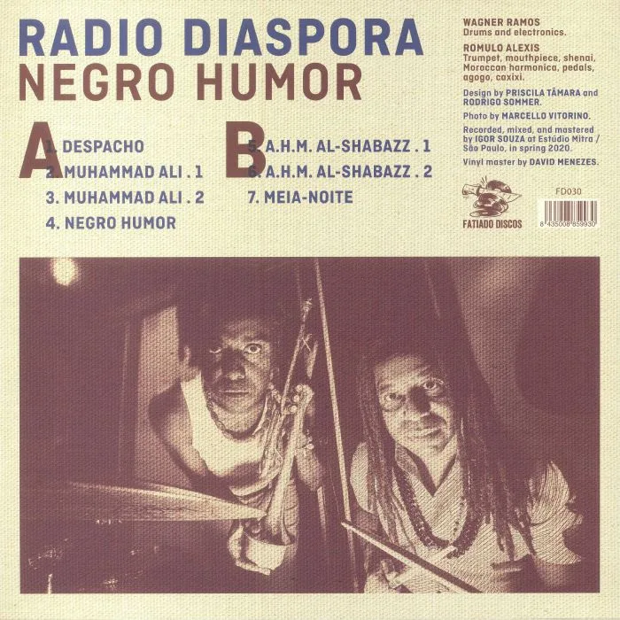 Обратная сторона обложки — RADIO DIASPORA — Negro Humor