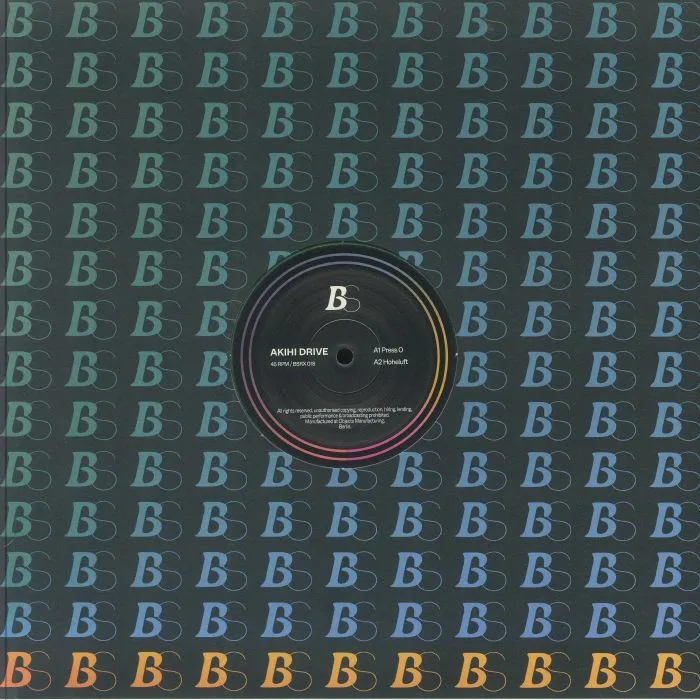 Front cover — AKIHI DRIVE — Press 0 EP