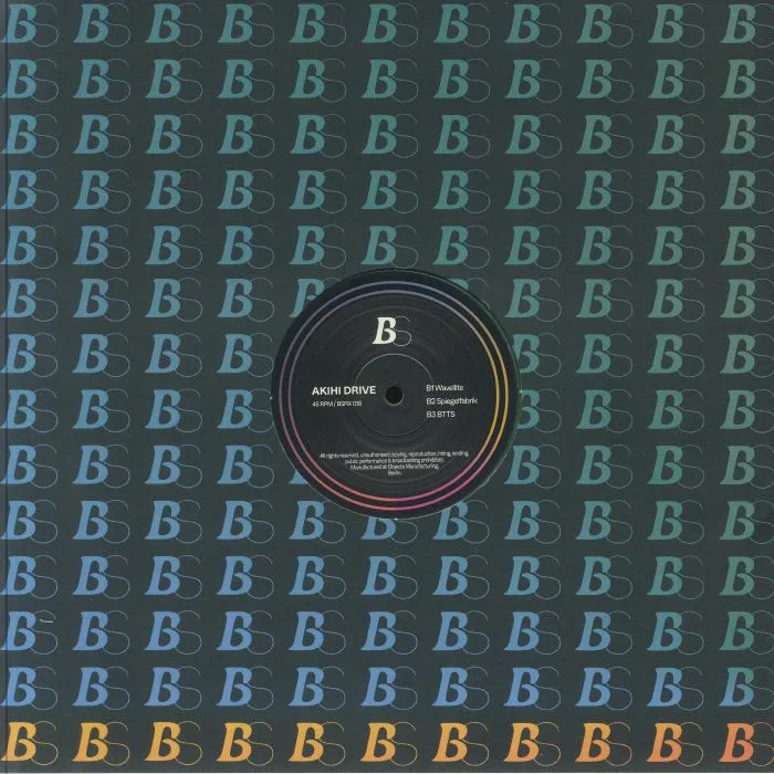 Back cover — AKIHI DRIVE — Press 0 EP
