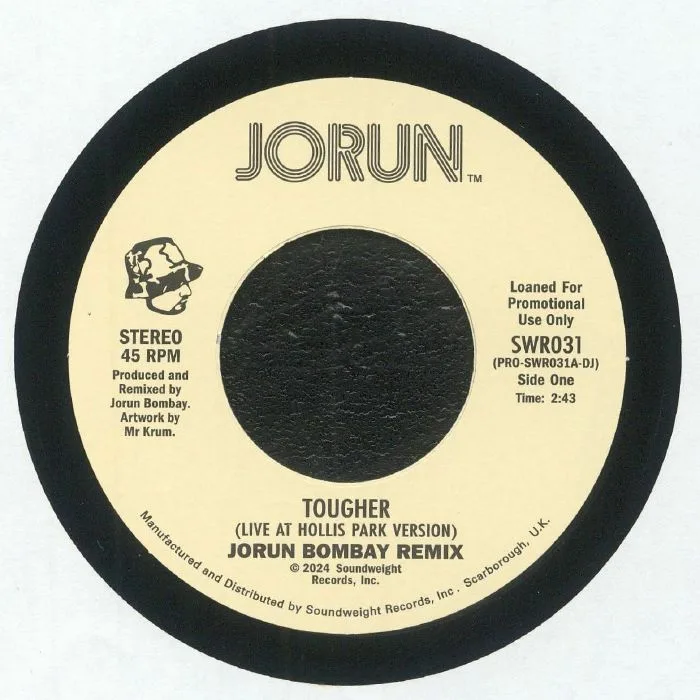 Лицевая сторона обложки — Jorun BOMBAY — Tougher