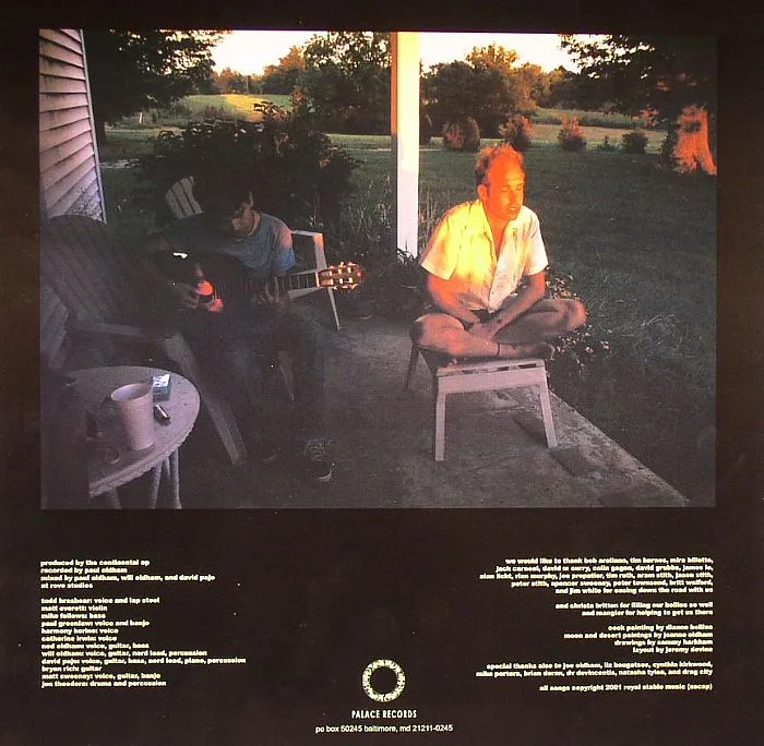 Back cover — BONNIE PRINCE BILLY — Ease Down The Road