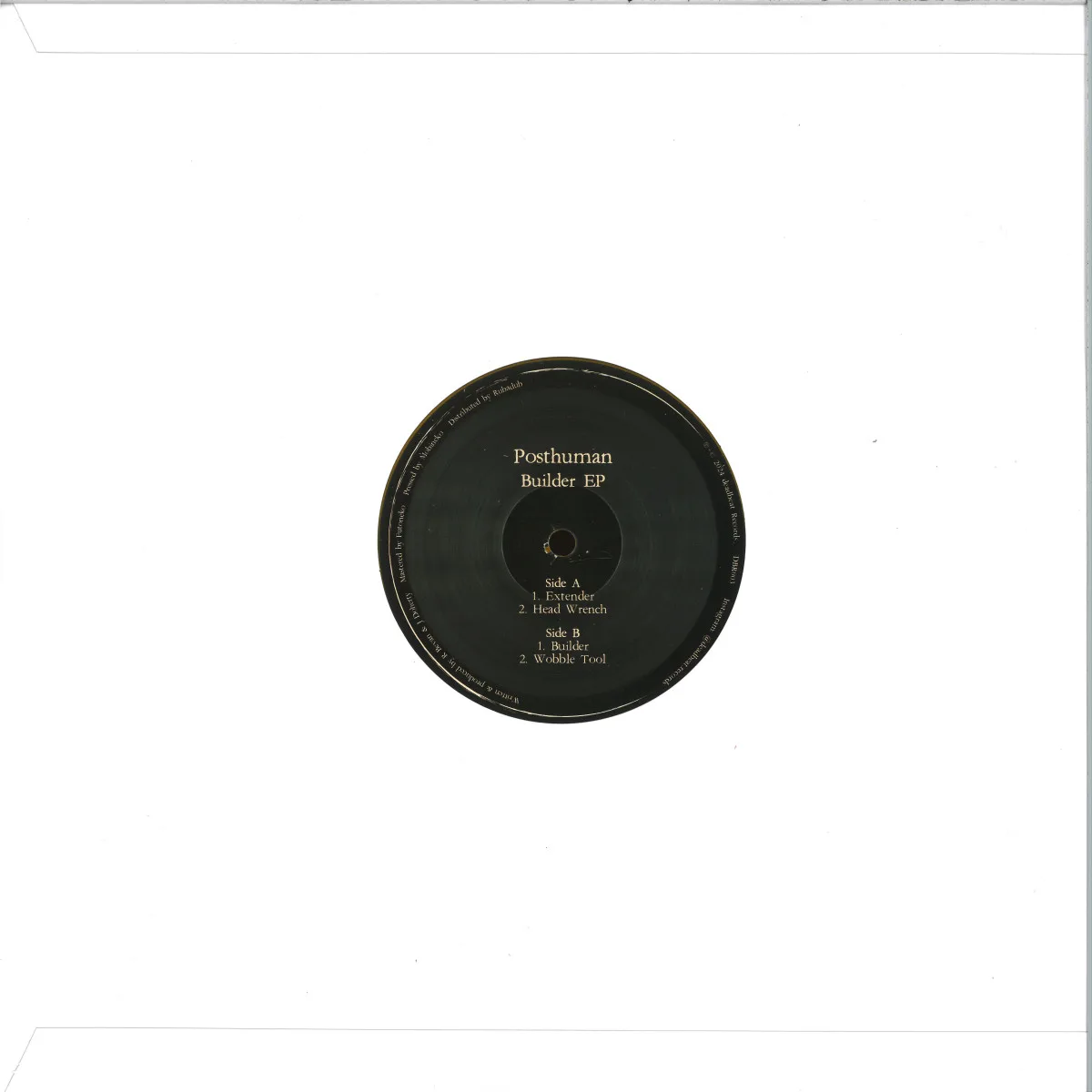 Back cover — Posthuman — Builder EP