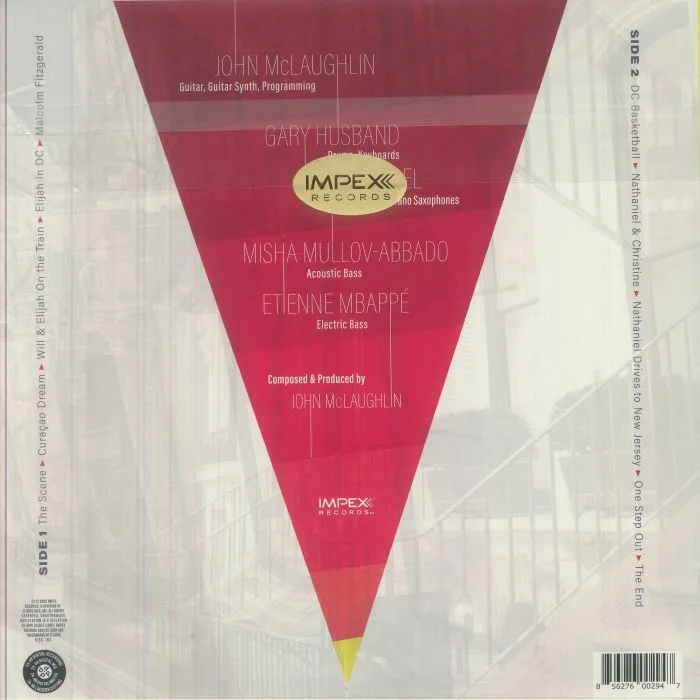Обратная сторона обложки — John McLAUGHLIN — Music For Abandoned Heights