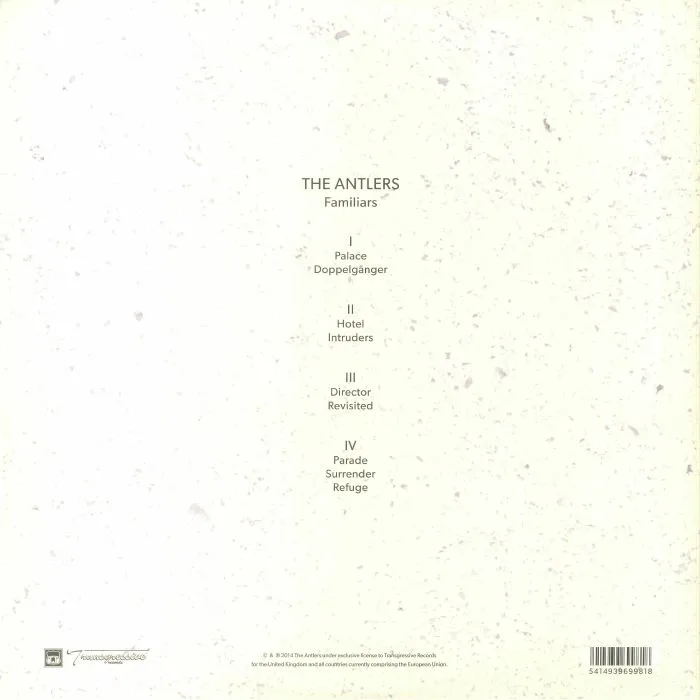 Back cover — The ANTLERS — Familiars