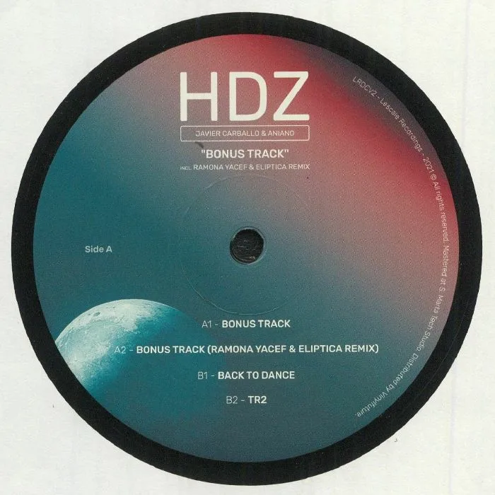 Front cover — HDZ aka JAVIER CARBALLO / ANIANO — Bonus Track