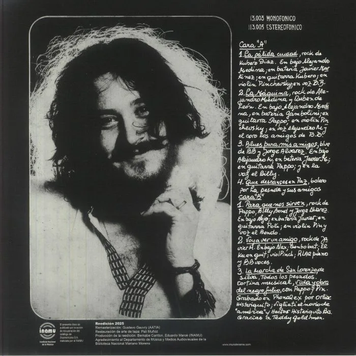 Back cover — BILLY BOND & LA PESADA DEL ROCK & ROLL — Billy Bond & La Pesada Del Rock & Roll Vol 2