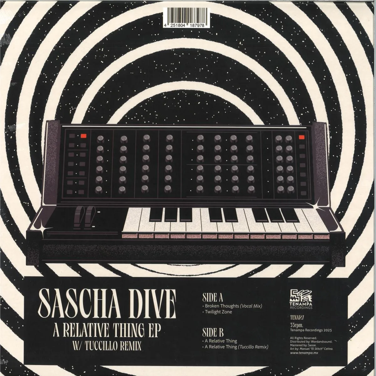 Обратная сторона обложки — Sascha Dive — A Relative Thing