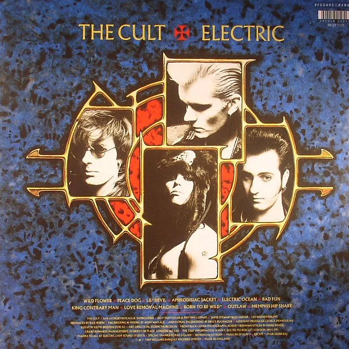 Back cover — The CULT — Electric Peace