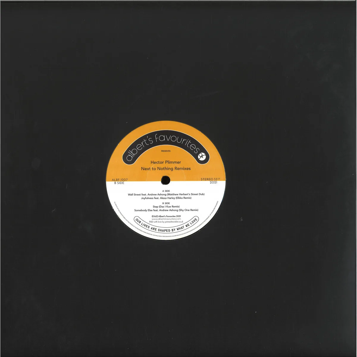 Back cover — Hector Plimmer — Next To Nothing Remixes