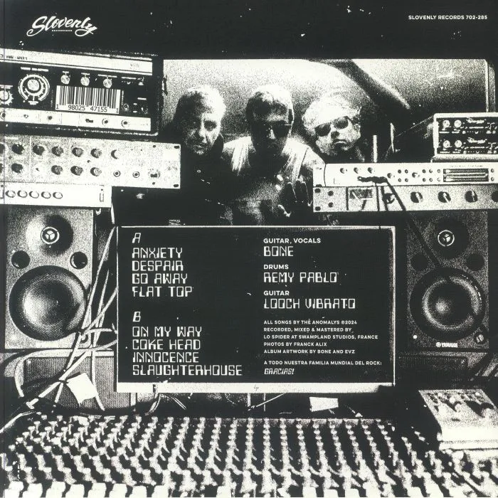 Back cover — The ANOMALYS — Down The Hole