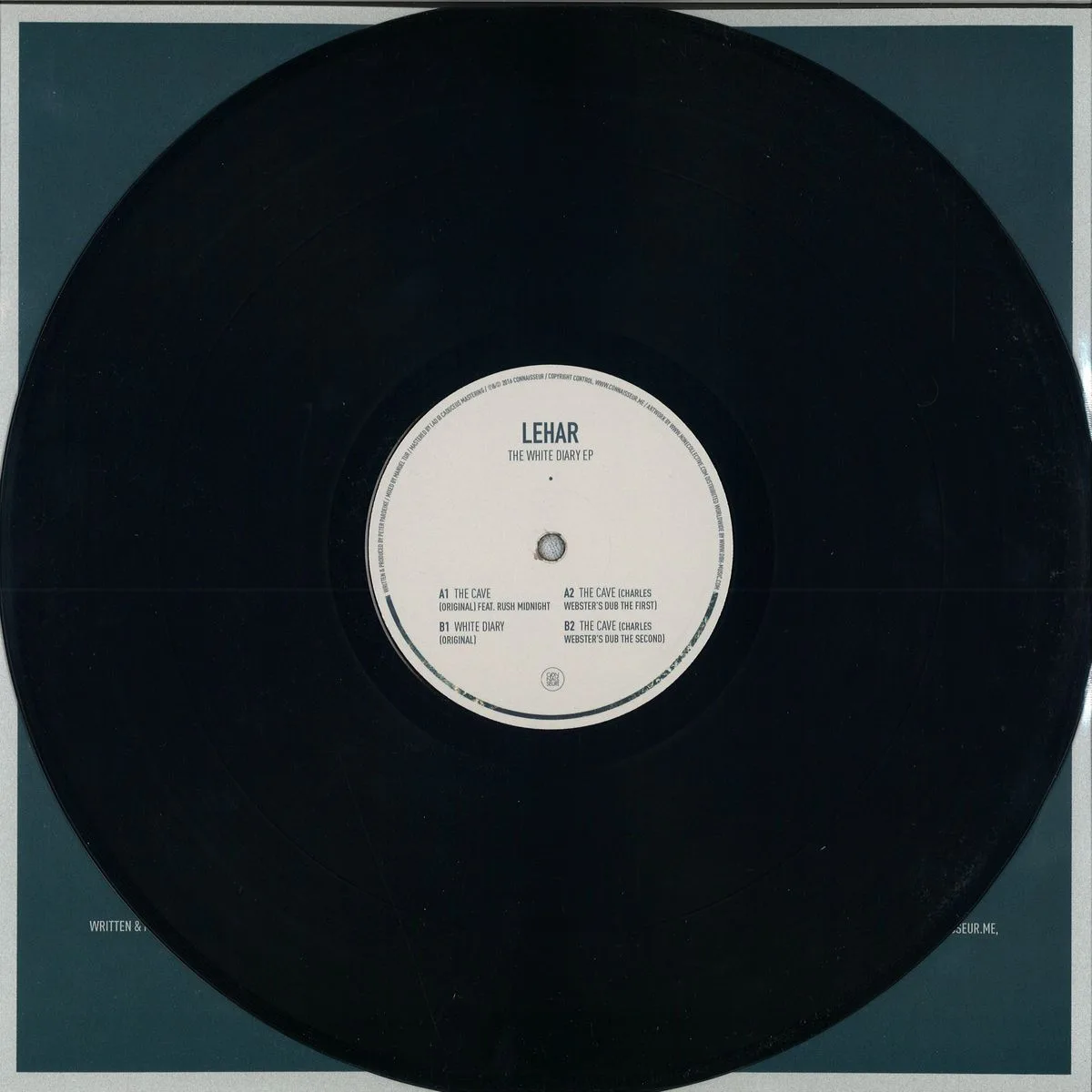 Back cover — Lehar — The White Diary Ep (incl. Charles Webster Rmx)