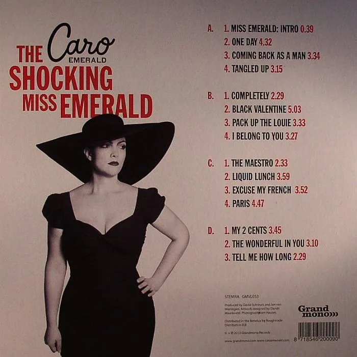 Back cover — Caro EMERALD — The Shocking Miss Emerald