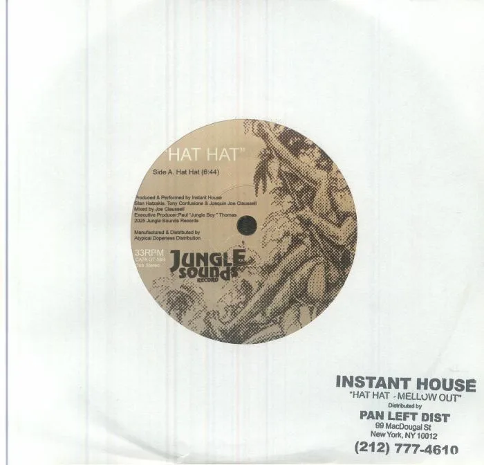 Лицевая сторона обложки — INSTANT HOUSE — Hat Hat