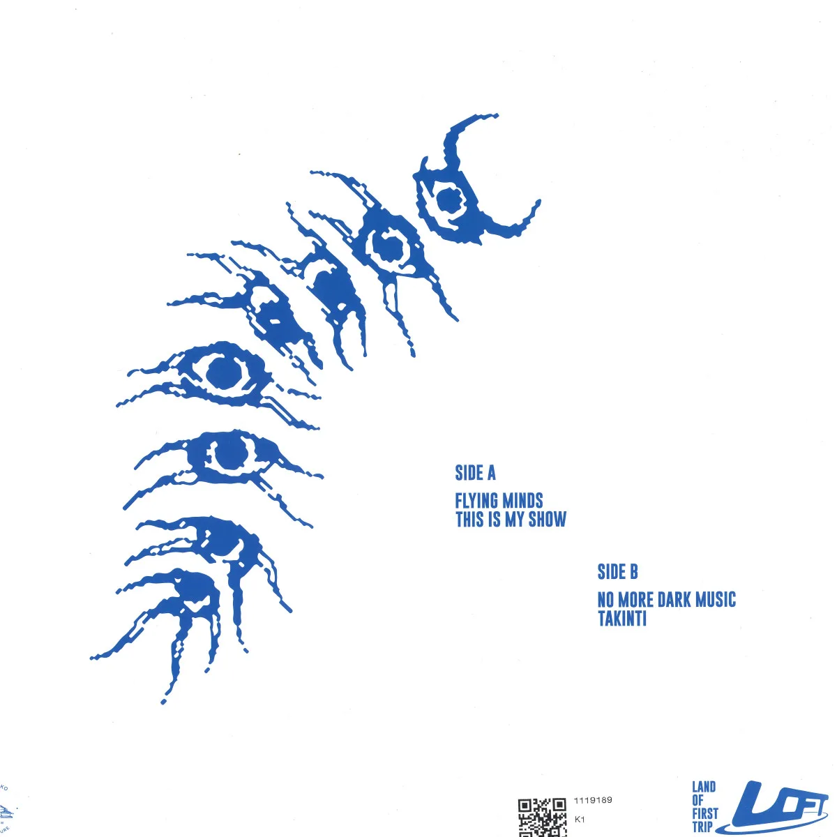 Back cover — Giuseppe Angeloro — Takinti EP