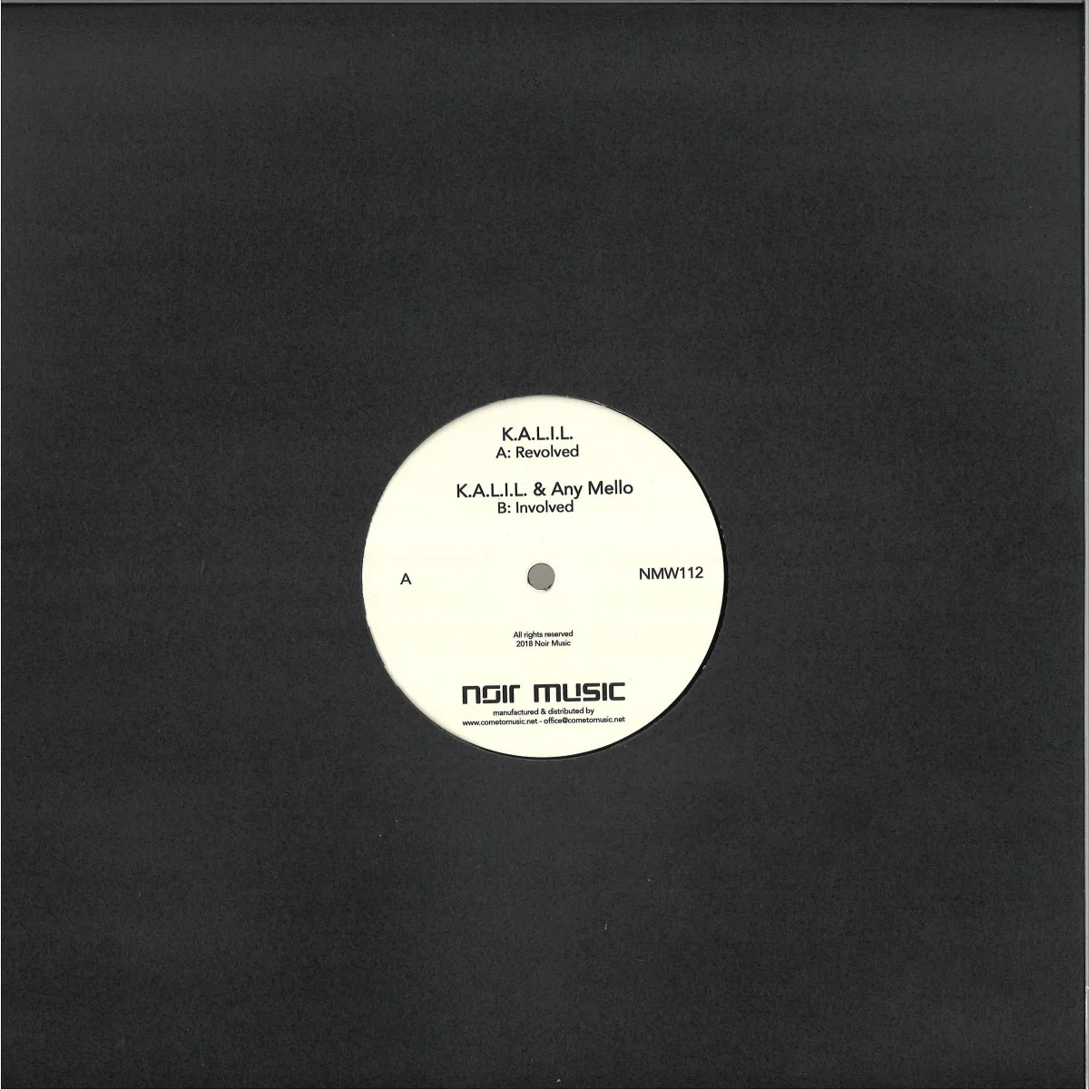 Back cover — K.a.l.i.l. — Revolved EP
