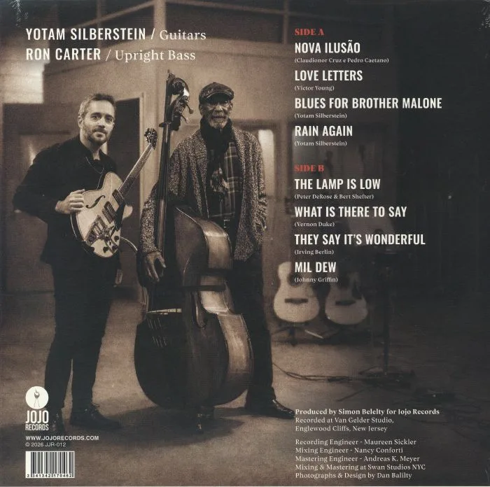 Обратная сторона обложки — Ron CARTER / YOTAM SILBERSTEIN — Duets
