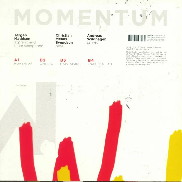 Обратная сторона обложки — MOMENTUM — Momentum