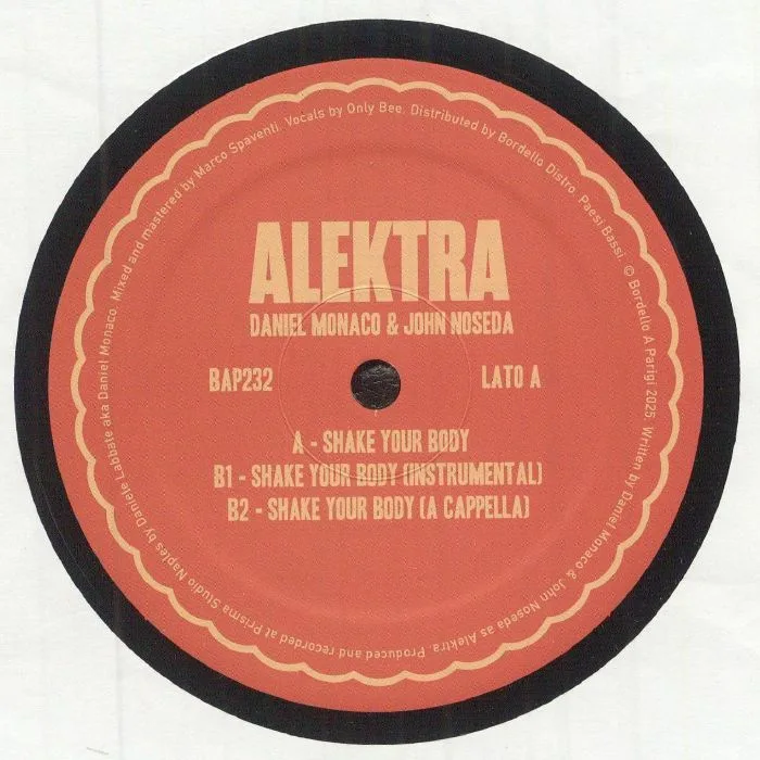 ALEKTRA aka DANIEL MONACO / JOHN NOSEDA — Shake Your Body