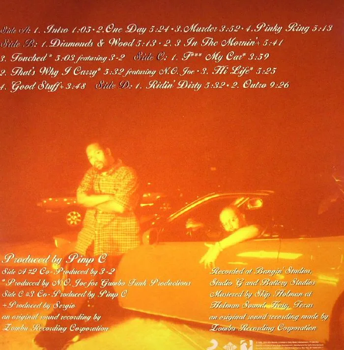 Back cover — UGK — Ridin' Dirty