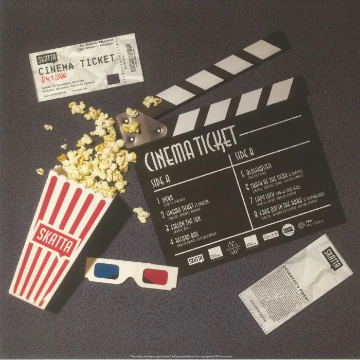 Back cover — SKATTA — Cinema Ticket