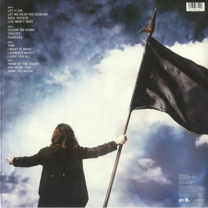 Обратная сторона обложки — Ozzy OSBOURNE — Scream (reissue)