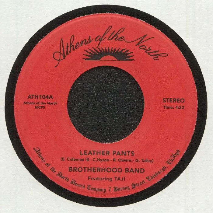 Front cover — BROTHERHOOD BAND feat TAJI — Leather Pants