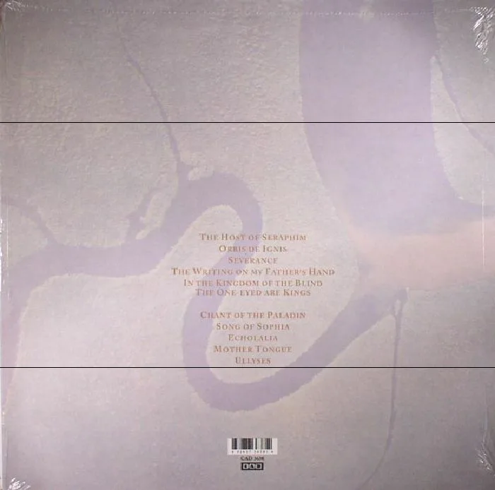 Обратная сторона обложки — DEAD CAN DANCE — The Serpent's Egg (remastered)