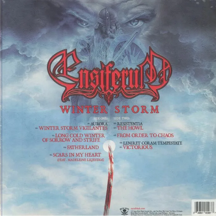 Back cover — ENSIFERUM — Winter Storm