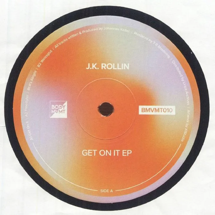 Front cover — JK ROLLIN — Get On It EP