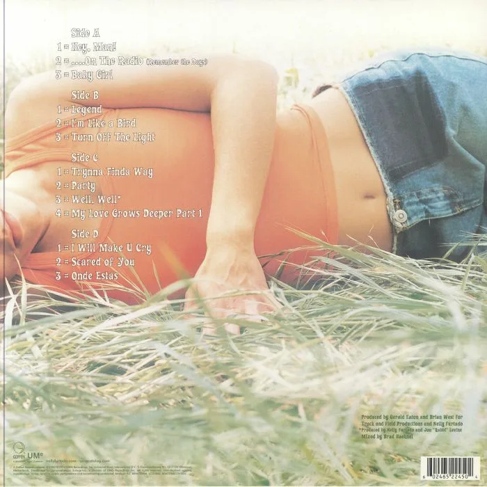 Back cover — Nelly FURTADO — Whoa Nelly!