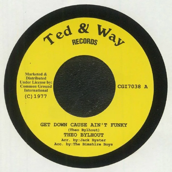 Front cover — Theo BYLHOUT — Get Down Cause Ain't Funky (reissue)