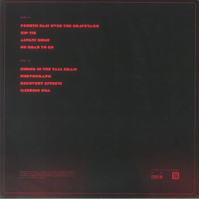 Back cover — The BLACK DELTA MOVEMENT — Recovery Effects