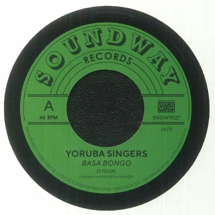Front cover — YORUBA SINGERS — Basa Bongo