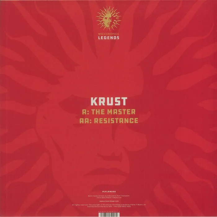 Back cover — KRUST — The Master