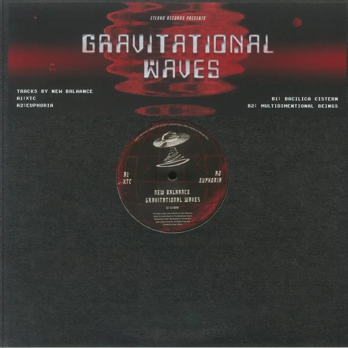 Лицевая сторона обложки — NEW BALAANCE — Gravitational Waves EP