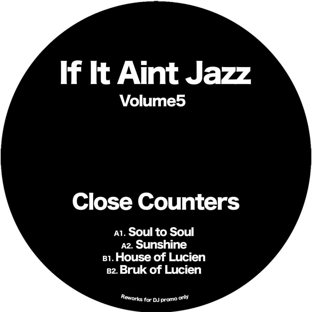 Лицевая сторона обложки — CLOSE COUNTERS — IF IT AIN'T JAZZ VOLUME 5