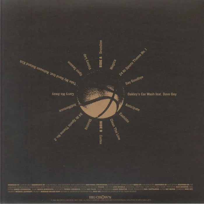 Back cover — EL MICHELS AFFAIR — 24 Hr Sports: (Instrumental Version)