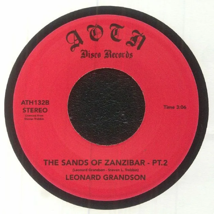 Обратная сторона обложки — Leonard GRANDSON — The Sands Of Zanzibar