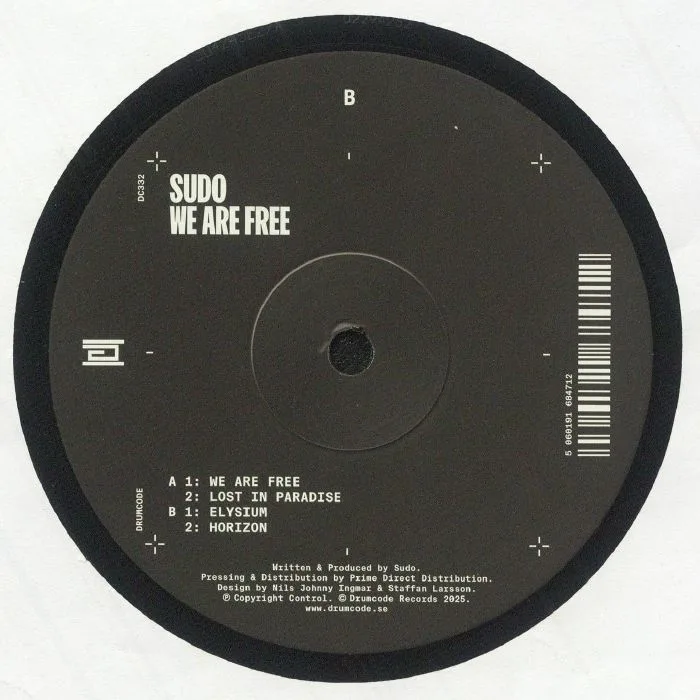 Обратная сторона обложки — SUDO — We Are Free