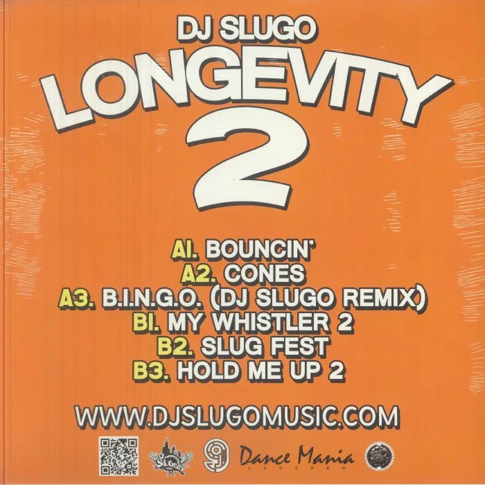 Обратная сторона обложки — DJ SLUGO — Longevity 2