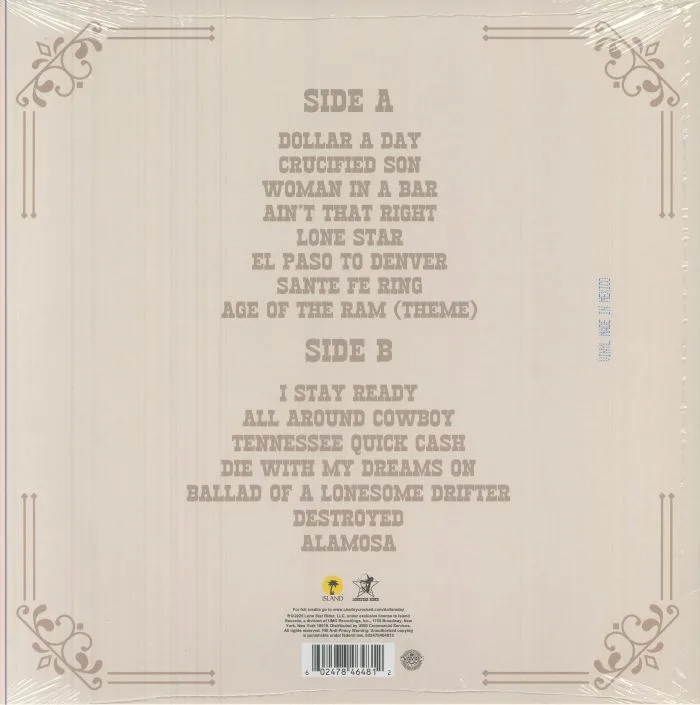 Back cover — Charley CROCKETT — Dollar A Day (Alternate Cover Edition)
