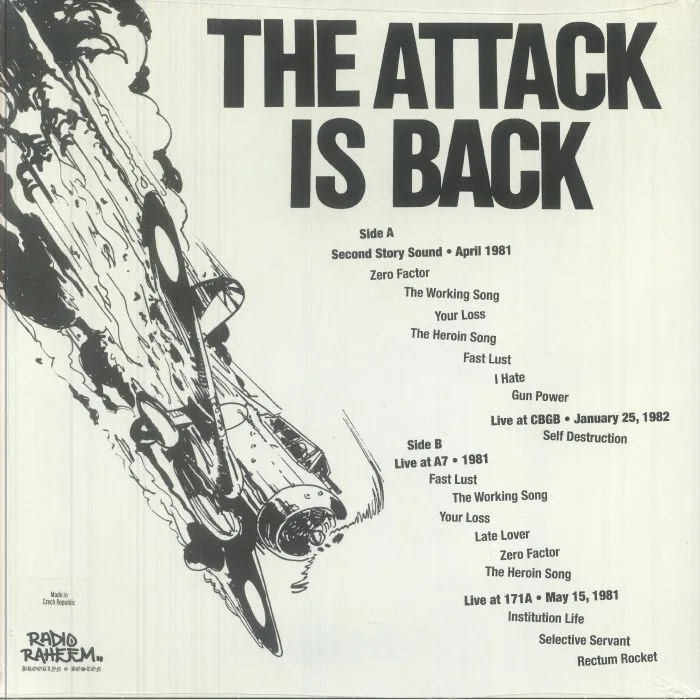 Back cover — The ATTACK — The Attack Is Back