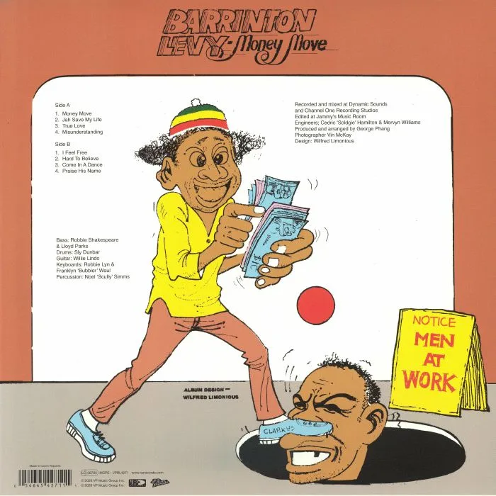 Обратная сторона обложки — Barrington LEVY — Money Move