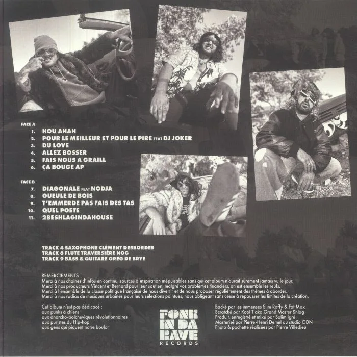 Back cover — 2BESHLAG — Jamais 4 Sans 5